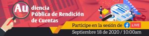 Audiencia Pública de Rendición de Cuentas