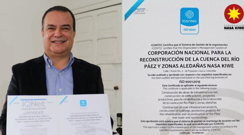 John Diego Parra Tobar, Director general CNK y la certificación Iso 9002:2012