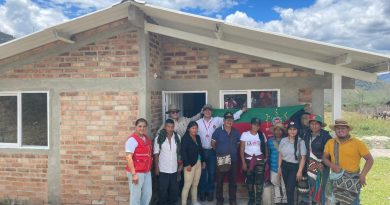 Entrega de viviendas nuevas en el resguardo indígena San Andrés de Pisimbalá