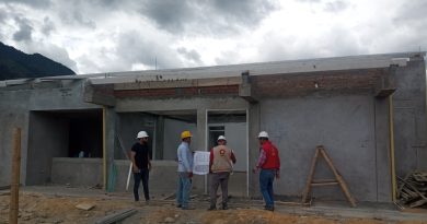Respaldo comunitario en construcción de establecimiento de salud en Ciprés - Las Dalias, municipio de Páez, Cauca